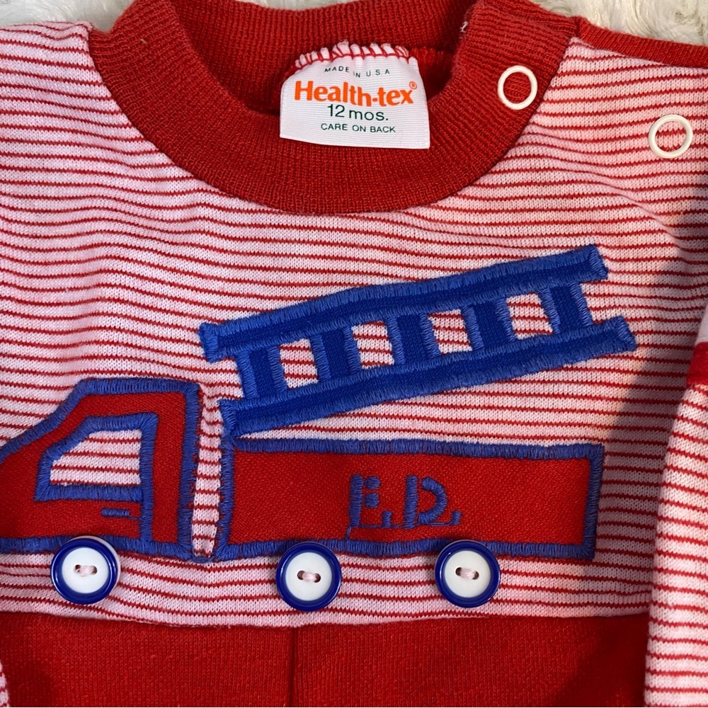 Vintage 1980s healthtex one piece playsuit size 12 months